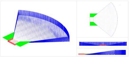 dxf για το ραδιοβοήθημα ILSLLZ-Dual frequency σε τρισδιάστατο σχέδιο