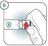 Περιστρέψτε τον επιλογέα δοσολογίας δεξιόστροφα μέχρι να σταματήσει και στο παράθυρο δόσης να εμφανιστεί η ένδειξη.