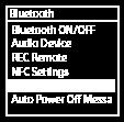 Επιλέξτε [ Bluetooth] - [Bluetooth Information] από το μενού