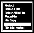 2 Με την αναπαραγωγή σε αναμονή, επιλέξτε [Change File Name] στο μενού OPTION και, στη συνέχεια, πατήστε.