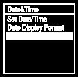 Επιλογή μορφής εμφάνισης του ρολογιού (Time Display) Μπορείτε να επιλέξετε ανάμεσα στη 12ωρη και την 24ωρη μορφή.