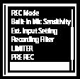 1 Με την εγγραφή σε αναμονή, επιλέξτε [Cross-Memory REC] στο μενού OPTION και, στη συνέχεια, πατήστε. 2 Πατήστε ή για να επιλέξετε [ON] και, στη συνέχεια, πατήστε.