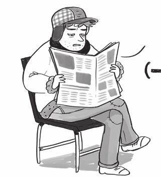 κόσμος τον τύπο που δούλευε διάβαζε εκεί