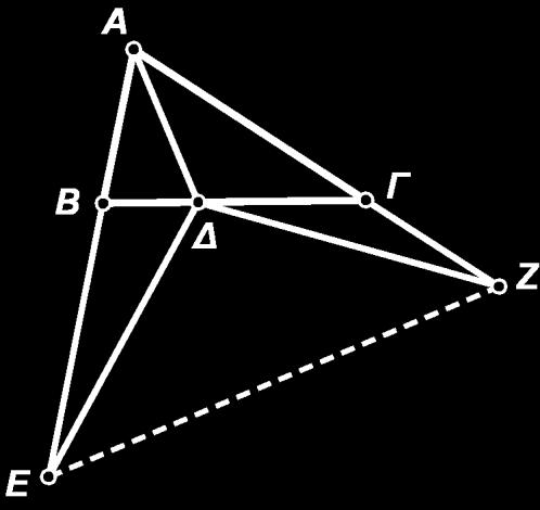 20 Σ Ρ Ι Ω Ν Α ΘΕΜΑ 1 Ο 4.Εςτω τρίγωνο ΑΒ με Α=3 και Β=2 α) Να βρείτε τισ γωνίεσ του τριγϊνου.