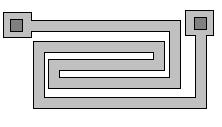 Γεωμετρικά στοιχεία στρώματος αντίστασης εμπλουτισμένου ημιαγωγού Σχήμα 3.30. Τομή της δομής αντίστασης (διάχυσης p-τύπου) σε IC. Στο σχήμα 3.