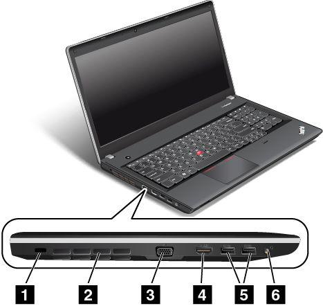Σημείωση: Όταν συνδέετε ένα καλώδιο USB σε αυτήν την υποδοχή USB, να βεβαιώνεστε ότι η ένδειξη USB είναι στραμμένη προς τα πάνω. Διαφορετικά, ενδέχεται να προκληθεί ζημιά στον υπολογιστή.