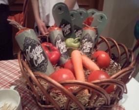 γευστική εμπειρία-3o βραβείο, 2017) Veggie Cuts (Παριζάκι λαχανικών από