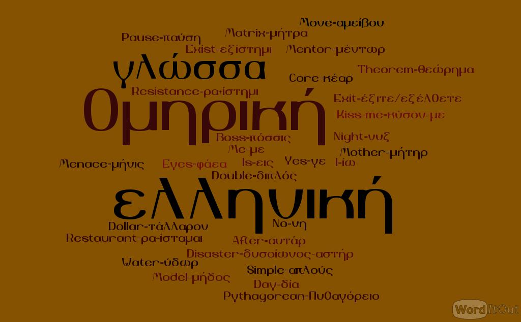 Δραστηριότητα 6: Οι μαθητές μαζί με την εκπαιδευτικό καταγράφουν σε μία λίστα όλες τις ελληνογενείς λέξεις του παραπάνω βίντεο για να δημιουργήσουν ένα