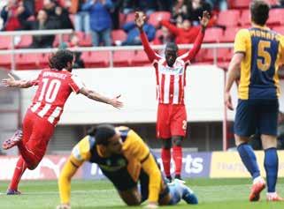 Θρύλος-Αστέρας 2-0 με τον Φορτούνη να σκοράρει επίσης.