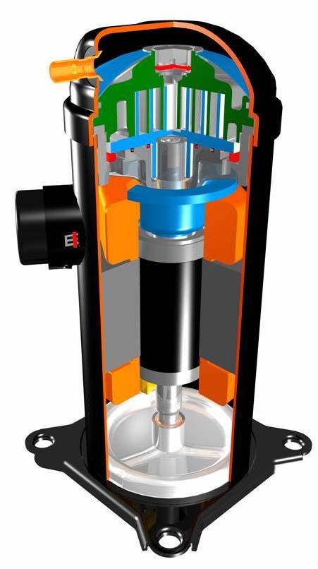 Scroll compressor Discharge
