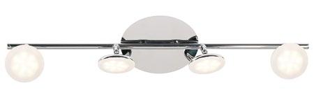 3000K RA 80) /AP 1 x LED SMD 5W 400 Lm Luz cálida ( 3000K RA 80) 33 cm 8 cm 10,5 cm 12 cm 8 cm 10,5 cm 4 L/S 4 x LED SMD 5W