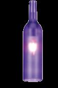 112 cm Colgante una botella de vidrio.