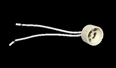 Portalámpara GU-10 con 15 cms.