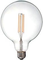 BE 19 Lámpara LED filamento ST64 7,5W (E-27) 220-240V Luz cálida (2700K) 25000 h.