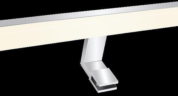 1xLED, 2835, 12W 4000K 1.180 Lm 12 W Aplique de baño.