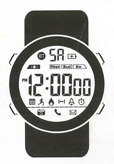 Αδιάβροχο Sport Smartwatch EX16 Εγχειρίδιο οδηγιών Όλες οι οδηγίες για τη