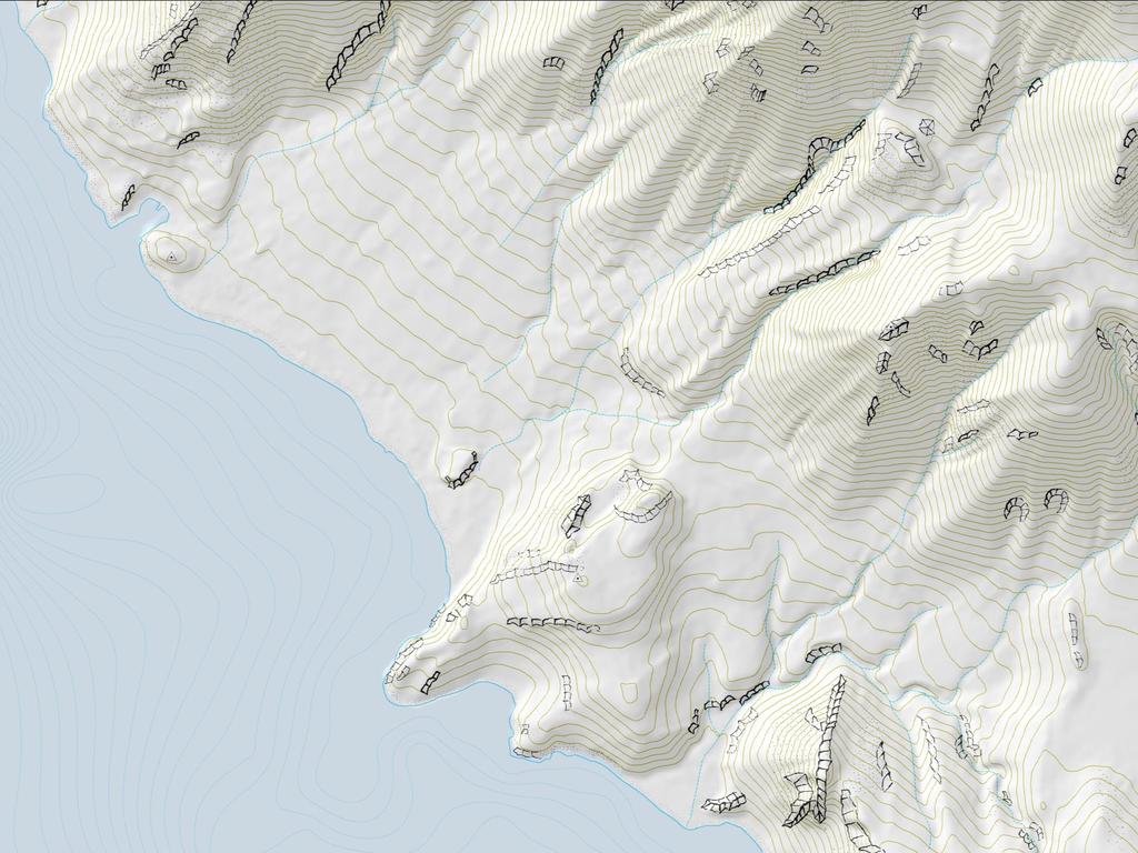 Ψηφιακό Μοντέλο Εδάφους - Μορφές Βασικά στοιχεία του χάρτη: - Σκιασμένο