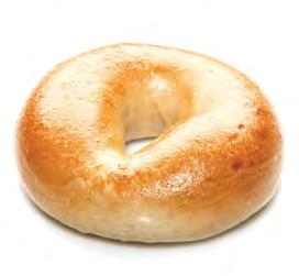 bagels american 01-0501 BAGEL PLAIN 100 gr. 90 τεμ. 14 cm 10 min.