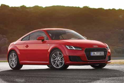 (νέα)////σ.6 Και με κινητήρα 1.8 το νέο Audi TT Μία νέα έκδοση χαμηλότερου κυβισμού για το νέο TT, που πρόσφατα άρχισε να διατίθεται και στην ελληνική αγορά, ανακοίνωσε η Audi. Πρόκειται για το 1.