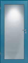 Κρύσταλλα πόρτας για περισσότερο φως Πόρτα ZK/ΟΙΤ Κυκλικά κρύσταλλα 300 mm Ø Πλαίσιο υαλοπίνακα από αλουμίνιο σε φυσικό φινίρισμα (E6/EV1), αν ζητηθεί σε χρωματισμένο ανοξείδωτο ατσάλι (εικόνα) Πόρτα