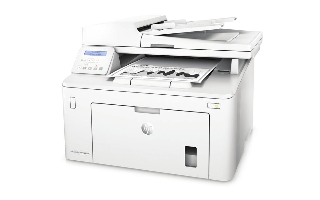 Φύλλο δεδομένων HP LaserJet Pro MFP M227 series Πάντα ένα βήμα μπροστά Εξασφαλίστε περισσότερες σελίδες, απόδοση και προστασία 1 από έναν HP LaserJet Pro MFP με την υποστήριξη δοχείων γραφίτη