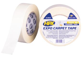 ΤΑΙΝΙΕΣ ΣΤΕΡΕΩΣΗΣ Expo carpet tape Ταινία διπλής όψεως δεν αφήνει