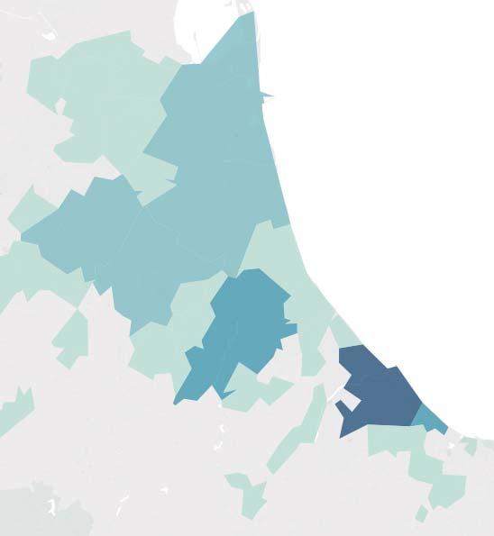 04 Conoscenza e innovazione Startup per comune Startup per provincia 104 Startup