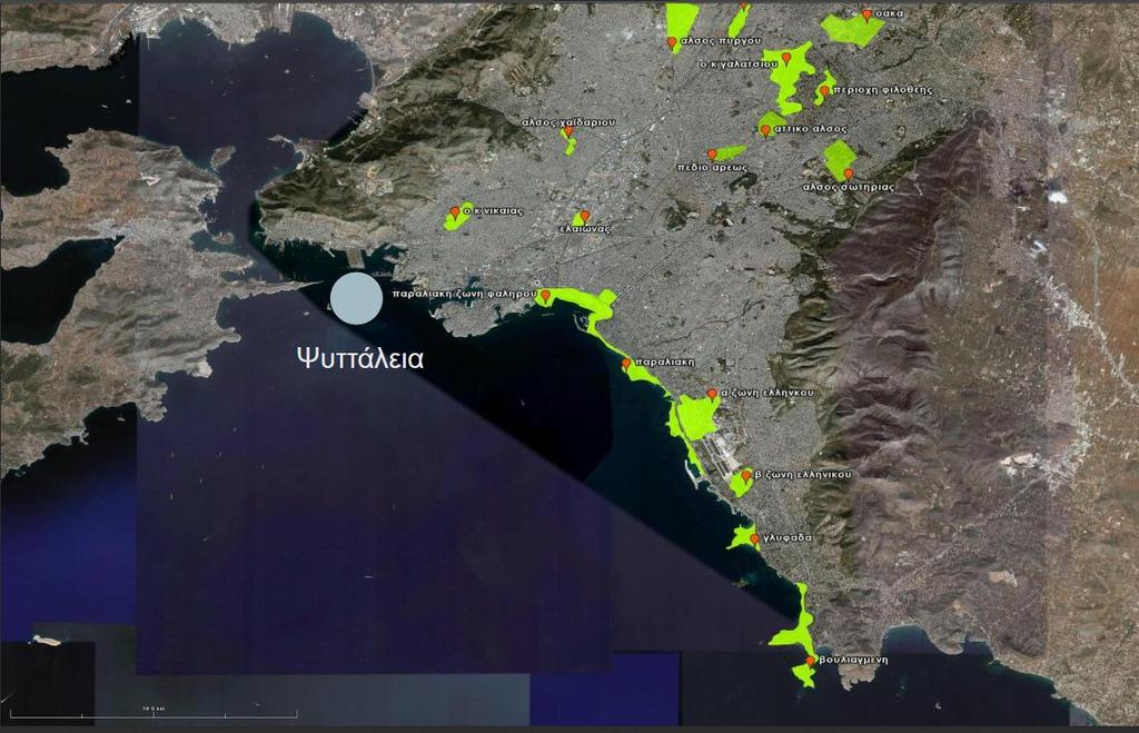 των επεξεργαςμζνων λυμάτων προσ το χϊρο περιαςτικοφ πραςίνου και τθν απόρριψθ τθσ παραγόμενθσ κατά τθν επεξεργαςία ιλφοσ ςτο Α/-33.