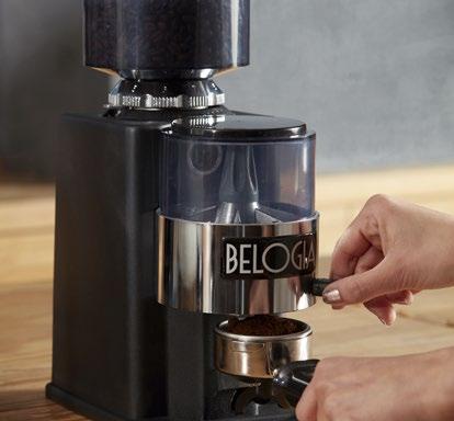 Minimalist elegance, ergonomic design they give the opportunity to small businesses and home barista to enjoy high-quality professional grinding.