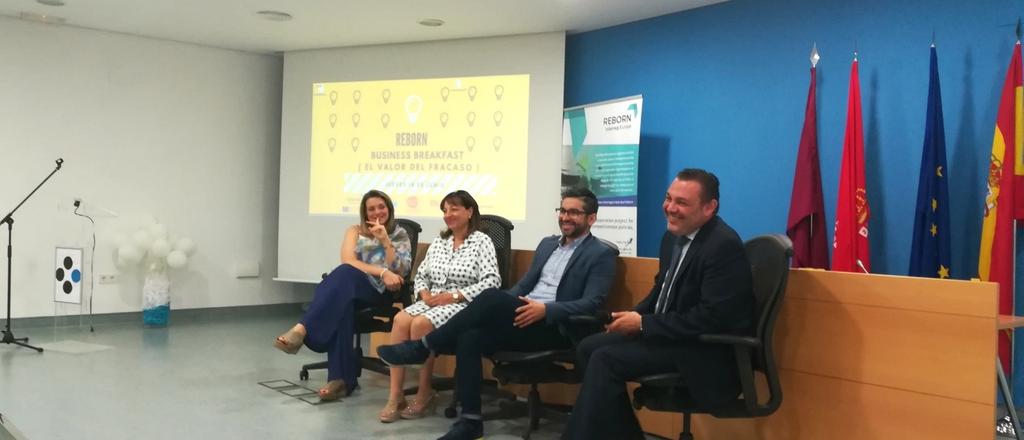 Επιχειρηματικό πρωϊνό (ΙΣΠΑΝΙΑ) "Η ΑΞΙΑ ΤΗΣ ΑΠΟΤΥΧΙΑΣ" Στο πλαίσιο των δραστηριοτήτων του προγράμματος REBORN, όπως κάθε εξάμηνο, οι εταίροι διοργάνωσαν το 3ο Επιχειρηματικό Πρωινό.