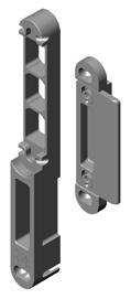 4. Προδιαγραφές κοχλίωσης για τμήματα πλαισίου με πιστοποίηση SKG 4.. Ξύλινο πλαίσιο Τμήμα πλαισίου για κύρια κλειδαριά 88-083 + 40-0003 C/D RC RC3 3 τεμ. 4,0x40 mm 3 τεμ.