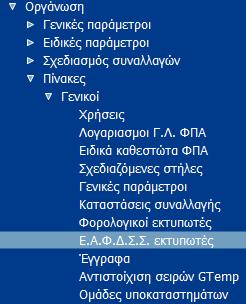 Αρχική παραμετροποίηση Εγκατάσταση & παραμετροποίηση Tax Agent Η εκκίνηση λειτουργίας του μηχανισμού Tax Agent και η σύνδεσή του στο δίκτυο της επιχείρησης (σειριακά ή Ethernet) γίνεται σύμφωνα με