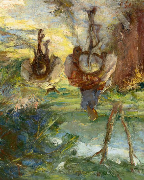 25 Ουμβέρτος Αργυρός (1882-1963) Γαϊδουράκια υπογεγραμμένο κάτω δεξιά:
