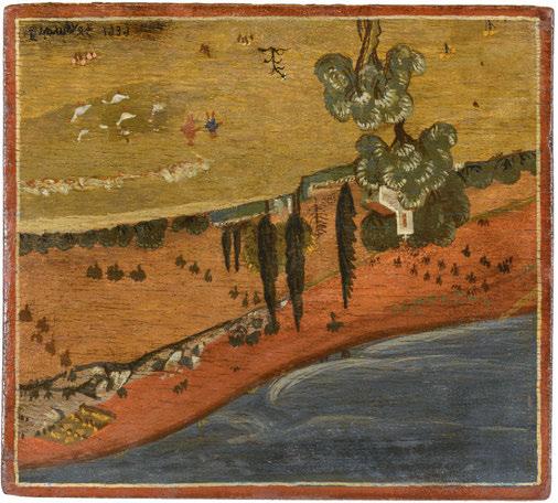 32 Φώτης Κόντογλου (1895-1965) Αγία Μαρίνα, Λιόπεσι υπογεγραμμένο και