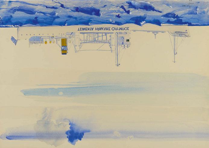 Βα- / σιλείου / 67 υδατογραφία σε χαρτί, 50 x 70 cm. 2.000-3.000 59 Σπύρος Βασιλείου (π.