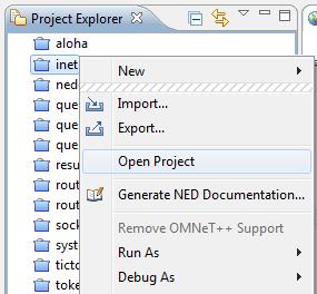 Exploring the Models Αριστερά στο πλαίσιο Project Explorer έχουν φορτωθεί κάποια μοντέλα.
