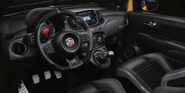 Abarth 595 1.4Τ 180 HP Competizione (δοκιμή)_σ.6 κινάει. Πατάς επιπρόσθετα το κουμπί «Sport» και η έκρηξη γύρω από τις 2.000 σ.α.λ., κολλάει το σώμα σου με λύσσα στο κάθισμα.