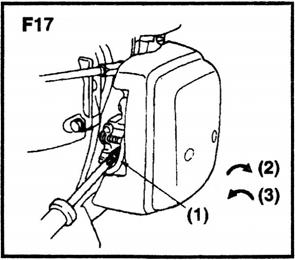 IMPORTANT Note that failing to do so could cause the muffler to become overheated and that this in turn could cause the brush cutter to catch on fire. GEAR CASE 1.