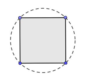 9. Στο παρακάτω σχήμα 4 όμοια σώματα, μάζας m το καθένα, είναι τοποθετημένα πάνω σε τετράγωνο πλευράς α.