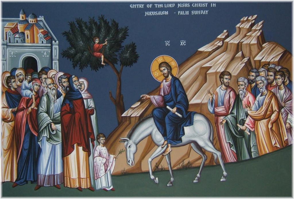 PA L M S U N DAY Ia n oua r i o s a n d C o m pa n i o n s ; Al e x a n d r a t h e Em p r e s s Tr a n s f i g u r at i o n o f o u r L o r d Greek Orthodox Church 414 St.