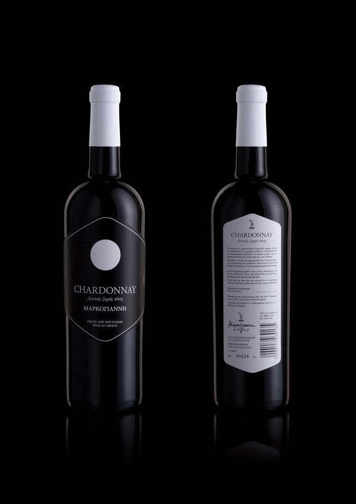 Chardonnay Μαρκόγιαννη Εσοδείας 2016 Π.Γ.Ε. (προστατευόμενη γεωγραφική ένδειξη) Πελοπόννησος Ποικιλία: chardonnay Λαμπερό χρυσοκίτρινο χρώμα.