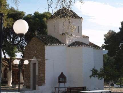 Τέτοιοι υπάρχουν στα Μεσόγεια της Αττικής όπως: Ο ναός του Αγίου Δημητρίου Σαρωνικού βρίσκεται κοντά στο 37ο χλμ.