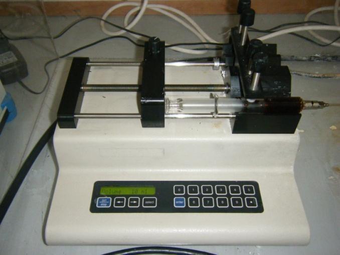 Please notify that a calibration of the syringe pump is required depending on the syringe used (plastic, scientific, 10 ml,