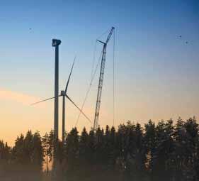 Maan alla on 20 kilometriä 10 cm paksuista, 20 kilovoltin sähkökaapelia Koko 16 teholtaan 3,3 MW:n voimalaa Kokonaisteho 52,8 MW Vuosituotanto 150 000 MWh, joka kattaa noin 10 000 sähkölämmitteisen