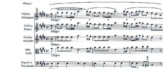 2. Άνοιξη 1 ο Κοντσέρτο από τις Τέσσερις Εποχές του AntonioVivaldi 2.1 Να περιγράψετε τα μουσικά στοιχεία της πιο κάτω φράσης: Μέτρο: Κλίμακα: Η μελωδία υποστηρίζεται ρυθμικά από το μπάσο με ένα στην.