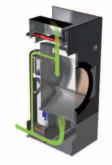 Οι πιο προηγμένες τεχνολογίες για τους πιο απαιτητικούς καταναλωτές GREEN GREEN Όλο το κύκλωμα ροής του αέρα είναι θερμικά μονωμένο προκειμένου να βελτιστοποιηθούν τα επίπεδα ενέργειας που