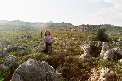(σχεδόν όλη η διαδροµή σε ασφαλτόστρωτο δρόµο) και η κυκλική διαδροµή, δεξιά, στον Μεγάλο Νίφτη, στους ίσκους και τα Αυλώνια (3-4