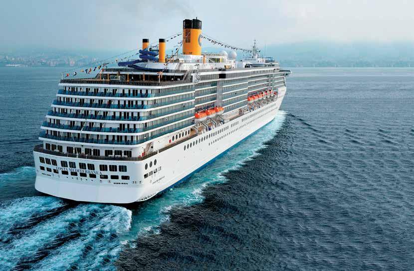 Το κρουαζιερόπλοιο Costa Mediterannea Το Costa Mediterranea
