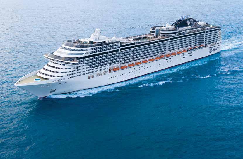 Το κρουαζιερόπλοιο MSC Preziosa Ένα σύγχρονο μεσογειακό