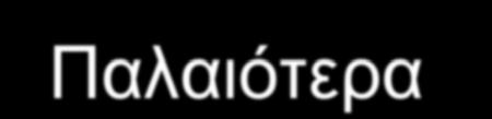 Κορτιζόλης Παλαιότερα